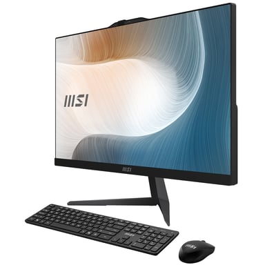 MSI Modern AM242 1M-1082FR Intel Core 5 120U 60,5 cm (23.8'') 1920 x 1080 Pixeles PC todo en uno 16 GB DDR5-SDRAM 512 GB SSD Windows 11 Pro Wi-Fi 6E (802.11ax) Negro