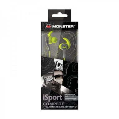 Monster iSport Auriculares Alámbrico Dentro de oído Llamadas/Música Verde