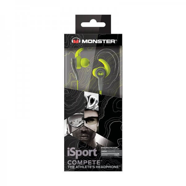 Monster iSport Casque Avec fil Ecouteurs Appels/Musique Vert