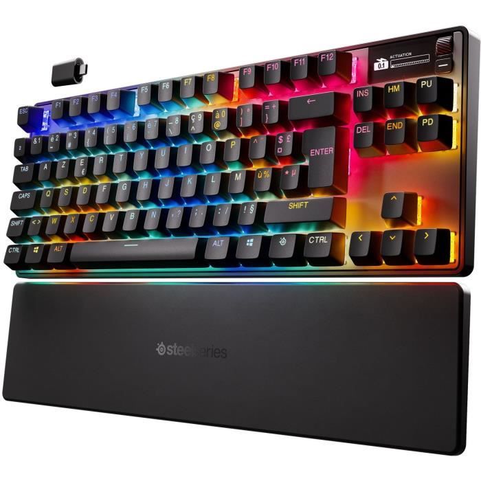 Clavier gamer mécanique sans fil - APEX PRO TKL GEN 3 - Noir - Neuf