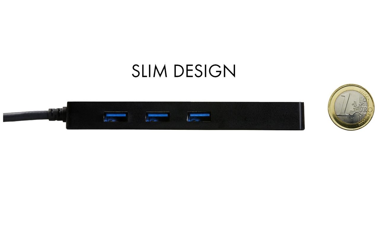 Adattatore i-tec Advance USB 3.0 Slim HUB a 3 porte + Gigabit Ethernet
