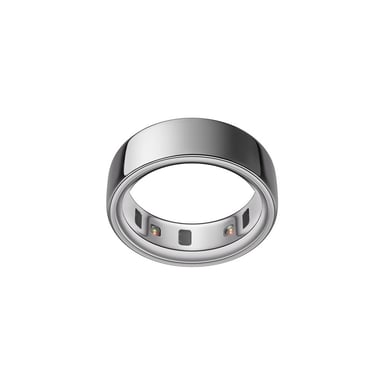 Anello connesso Oura Ring 4 sensori sonno frequenza cardiaca taglia 10 argento