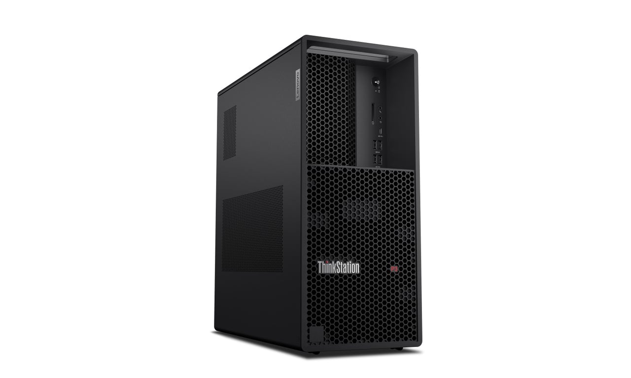 PC de bureau Lenovo ThinkStation P3 Tower Gen 2 Intel Core Ultra 7 1TB SSD RTX PRO 4000 Windows 11 Pro - vue 3
