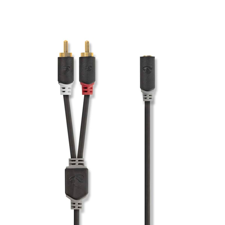 Nedis CABW22255AT02 câble audio 2 x RCA 3 5mm Neuf - vue 2