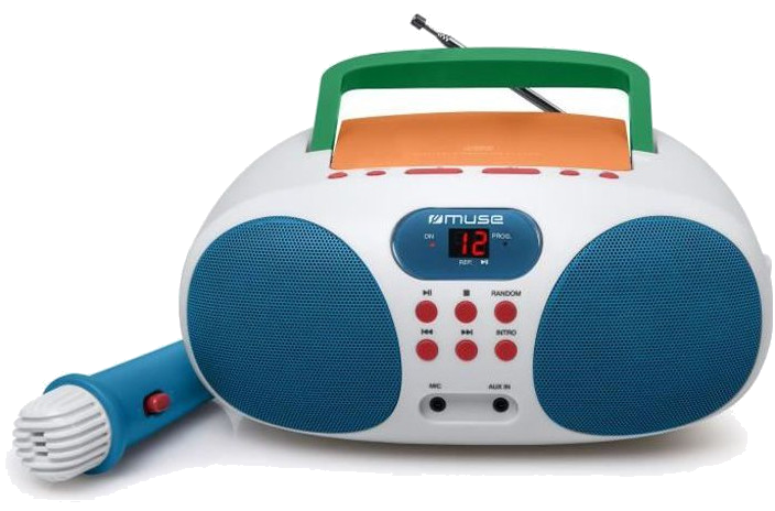 MUSE - RADIO CD - MD-203 KMC - Compatible CD/CD-R/CD-RW - Affichages LED - Noir