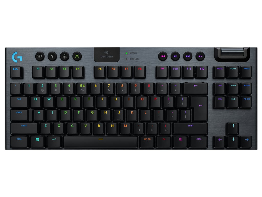 Logitech G G915 TKL clavier Gaming RF sans fil + Bluetooth QWERTY US International Neuf