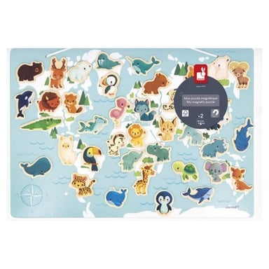 Puzzle magnético educativo para niños Minikids
