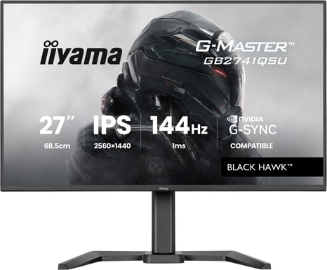 iiyama G-MASTER GB2741QSU-B1 écran plat de PC 68,6 cm (27 ) 2560 x 1440 pixels 4K Ultra HD LED Noir - Neuf