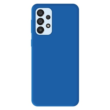 Coque silicone unie Mat Bleu compatible Samsung Galaxy A73 5G