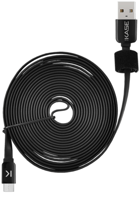 Cavo da flat a micro USB (2 m) per Android, nero