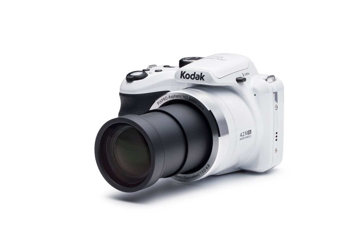KODAK Pixpro AZ422 - Cámara digital bridge 20 Mpixel, Zoom óptico 42X, Gran angular 24mm, Vídeo HD 720p, Estabilizador óptico de imagen, Flash incorporado, Pantalla LCD 3