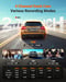 Vantrue N5S Dashcam 4-Canaux 360° WiFi, STARVIS 2, Vision Nocturne IR, 2.7K+1080P*2+1440P Caméras Avant/Arrière/Intérieure, Contrôle Vocal, GPS, Mode Stationnement 24H