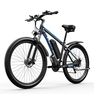 VTT électrique adulte E·Bycco E8 29'', moteur 750 W, batterie 48 V 17,5 Ah, Shimano 21 vitesses, vitesse maximale 55 km/h