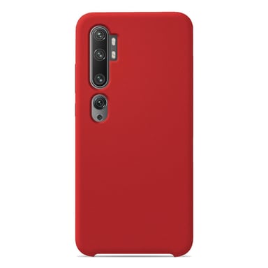 Coque silicone unie Soft Touch Rouge compatible Xiaomi Mi Note 10 Mi Note 10 Pro