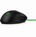 Ratón con cable HP Pavilion Gaming 300 negro y verde, ambidiestro 8 botones, ideal para diestros y zurdos, 4 ajustes de sensibilidad, 5000 PPP, 4PH30AA#ABB