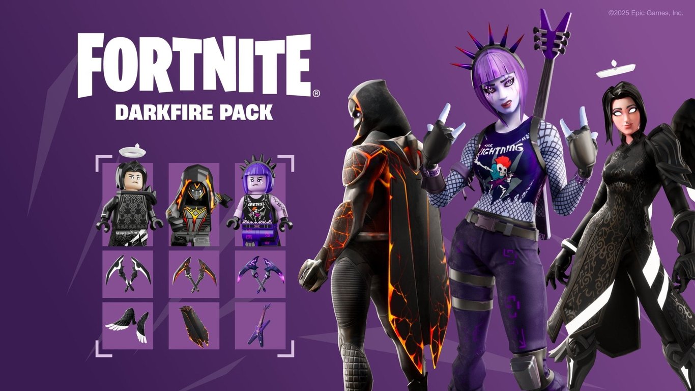Fortnite Darkfire & Ice Bundle Code in a box Xbox - vue 5