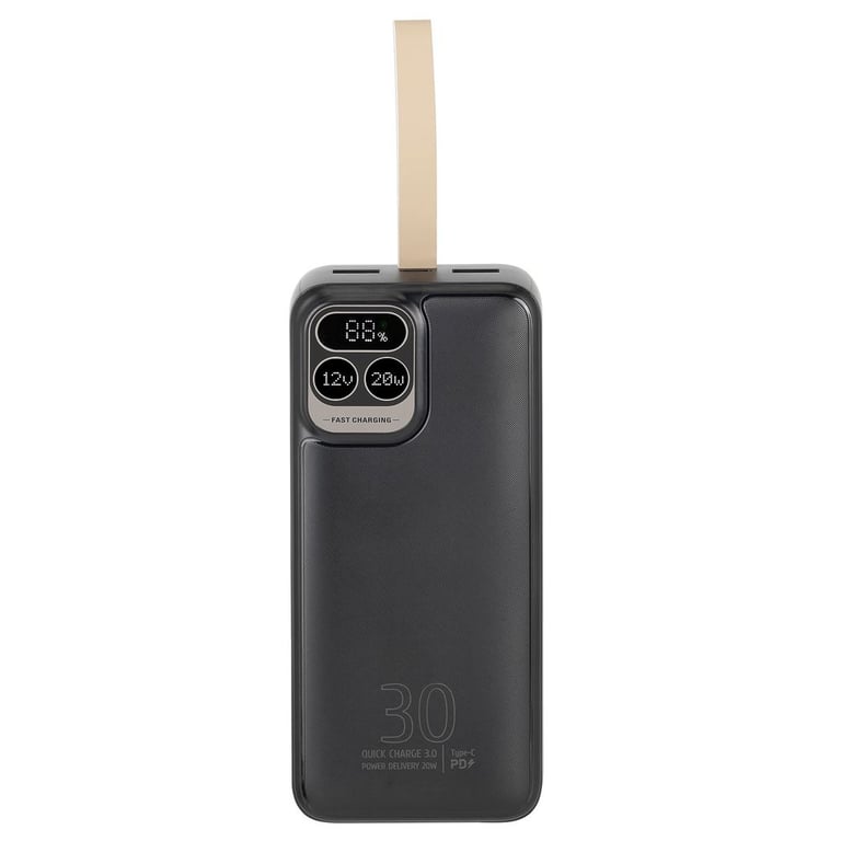 Powerbank VA2585 30000mAh 2 USB AUSB C QC 3.0PD avec Affichage Numérique Neuf - vue 3