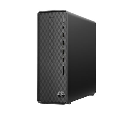 HP Slim Desktop S01-aF2014ns Intel® Celeron® J4025 8 GB DDR4-SDRAM 256 GB SSD FreeDOS Mini Tower PC Negro