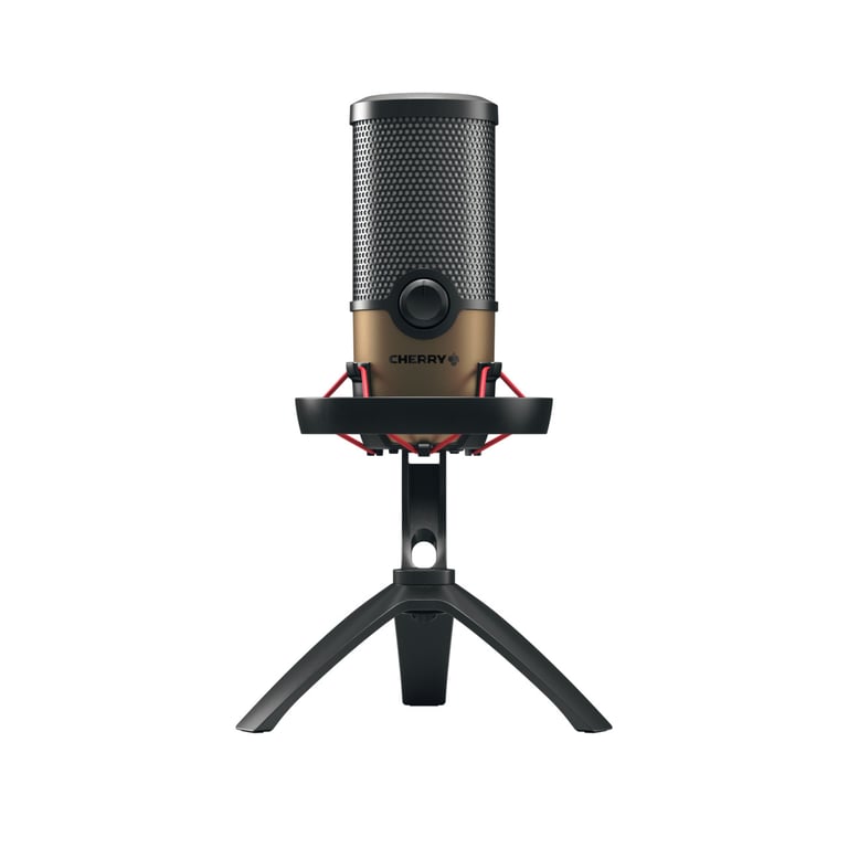 Microphone USB Cherry UM 9.0 Pro RGB et cuivre - vue 4