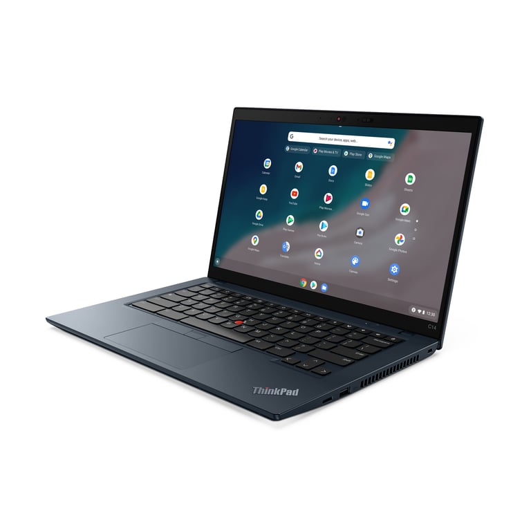 Lenovo ThinkPad C14 Gen 1 Chromebook Intel® Core™ i5 i5 35 6 cm 14 Full HD 8 Go LPDDR4x SDRAM eMMC Wi Fi 6E 802.11ax ChromeOS Français Neuf - vue 2