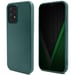 Moozy Lifestyle. Coque en silicone pour Samsung A33 5G, vert foncé – Coque légère en silicone liquide avec finition mate et doublure en microfibre douce, coque en silicone de qualité supérieure