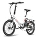 Bicicleta eléctrica urbana ligera Fafrees F20, neumáticos de 20'', motor de 250 W, batería de 36 V y 16,75 Ah - Blanca