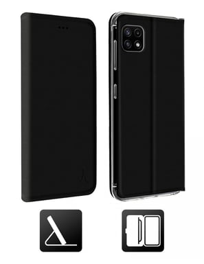 Altadif ALTFA22BLK5G funda para teléfono móvil 16,8 cm (6.6'') Folio Negro