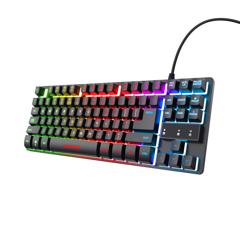 Trust GXT 833 Thado clavier Gaming USB Néerlandais Neuf