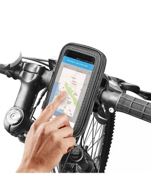 Altadif ALTBIKEWATERPBLK support Mobile/smartphone Noir