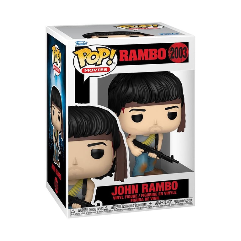 Figurine vinyle Funko POP! Movies Rambo First Blood John Rambo 10,4 cm multicolore - Neuf