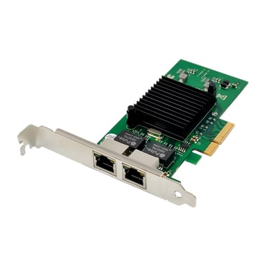 Microconnect MC-JL82576EB scheda di interfaccia e adattatore Interno RJ-45 (PCIe 82576 Dual network card - Chipset : Intel?82576EB 2 x - RJ45 port [copper], Compatible with x4, 8x, and x16 full-height PCIe Slots - Warranty: 36M)