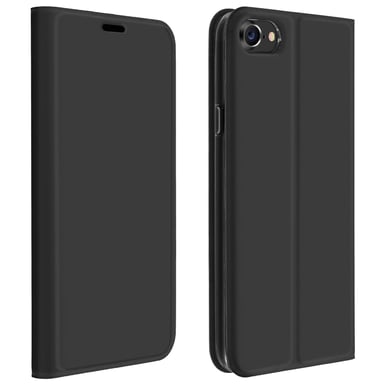 Funda iPhone SE 2020 / 7 / 8 Cartera Cierre y F.Soporte – Negro