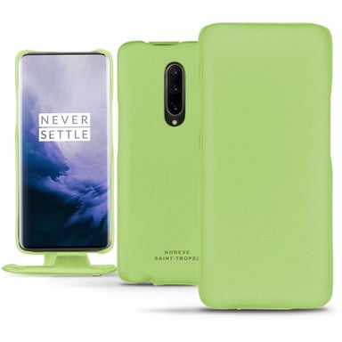 Housse cuir OnePlus 7 Pro -  - Vert - Simili cuir