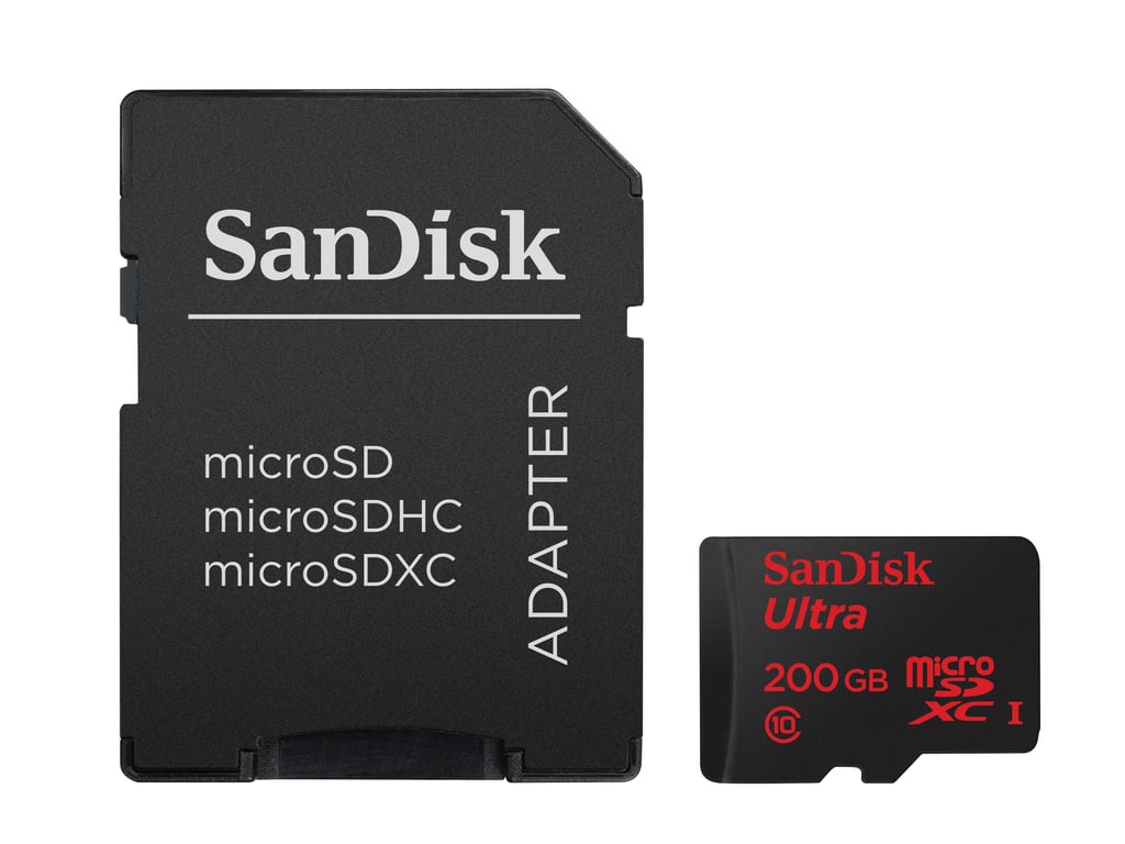 Carte Mémoire microSDXC SanDisk Ultra 200 Go Classe 10 UHS I pour Android avec une Vitesse Allant jusqu'à 90 Mo/ + Adaptateur SD - vue 2