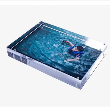 KODAK - Cornice trasparente, A6 (10x15cm) con 5 fogli di carta fotografica e 1 foglio magnetico, stampa a getto d'inchiostro - 9891245