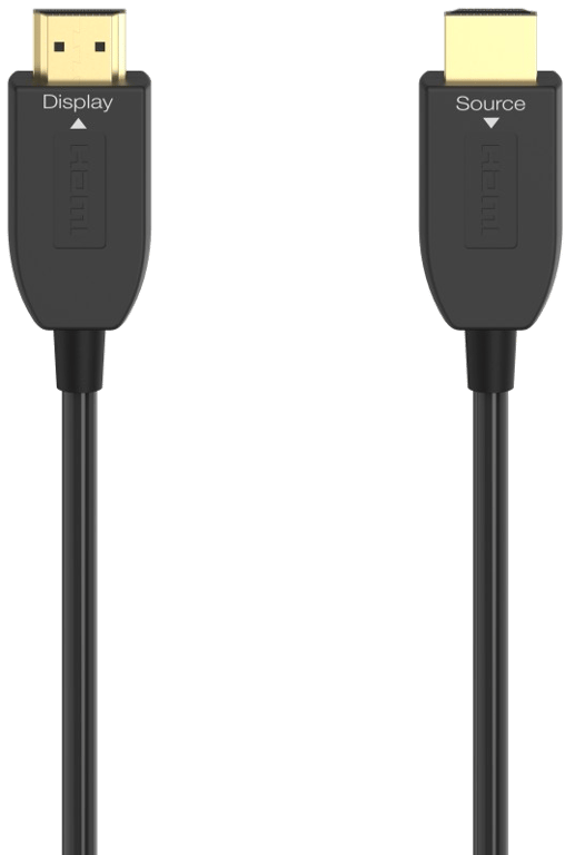 Câble HDMI optique actif, fiche mâle mâle, 8K, doré, 3 m