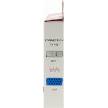 Hama 00200340 changeur de genre de câble DVI-I VGA (D-Sub) Noir