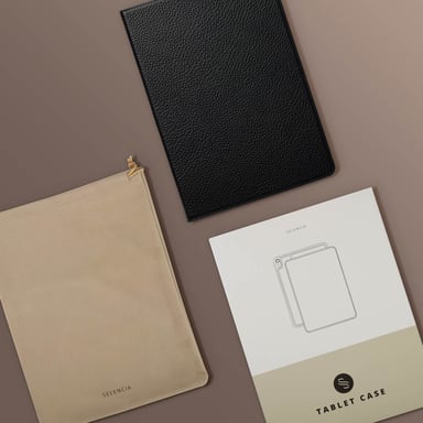 Selencia Coque tablette Riva pour Samsung Galaxy Tab A9 Plus - Noir