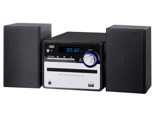 Trevi HCX 10F6 Système mini audio domestique 20 W Noir, Argent