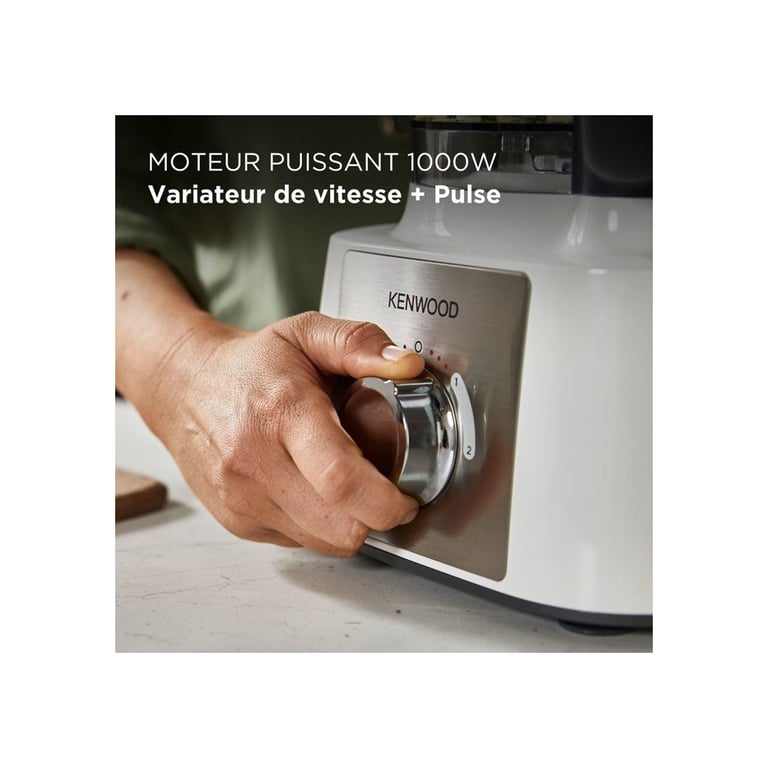 Robot multifonctions Kenwood MultiPro Express FDP65450WH 1000 W 3 L avec blender 1,5 L Blanc - Neuf