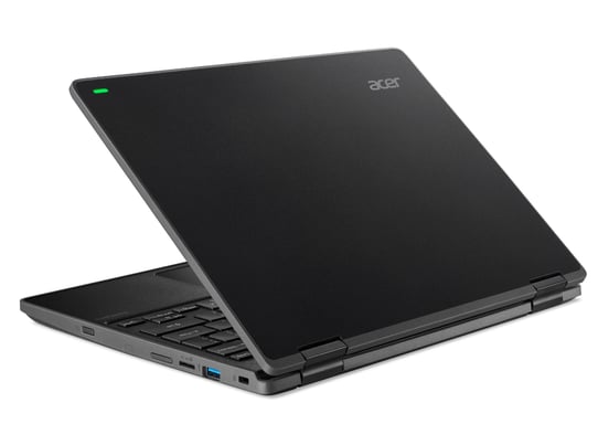 Acer TravelMate Spin B3 TMB311R-32-C7HQ Intel® Celeron® N5100 Hybrid (2-in-1) 29,5 cm (11,6'') HD touchscreen 4 GB DDR4-SDRAM 64 GB SSD Wi-Fi 6 (802.11ax) Windows 11 Pro Education Nero