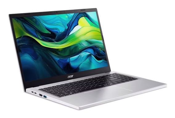 Acer Aspire Go 15 AG15-71P-511S Intel® Core™ i5 i5-13420H Ordinateur portable 39,6 cm (15.6'') Full HD 16 Go DDR5-SDRAM 512 Go SSD Wi-Fi 6 (802.11ax) Windows 11 Home Espagnole Argent