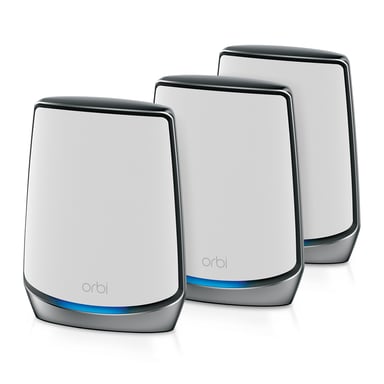 NETGEAR Orbi RBK853 AX6000 WiFi 6 Mesh System Tri-bande (2,4 GHz / 5 GHz / 5 GHz) Wi-Fi 6 (802.11ax) Gris 4 Interne - Neuf
