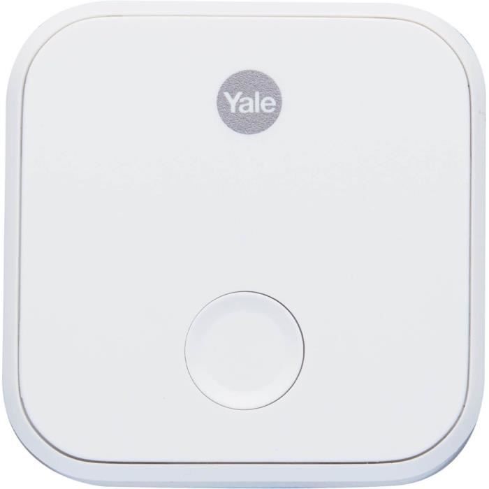 Pont WiFi pour accès à distance YALE Connect Wi Fi Bridge 05401C00WH Fonctionnalité Assitant Vocal Prise 2 broches - vue 1