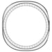 Elegante custodia in PC per Samsung Galaxy Watch 8 44mm Silver