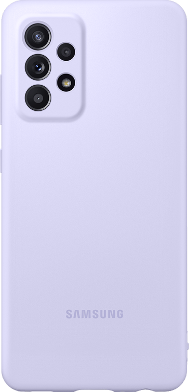 Coque Silicone Violette pour Samsung G A52 4G / A52 5G / A52s 5G Samsung