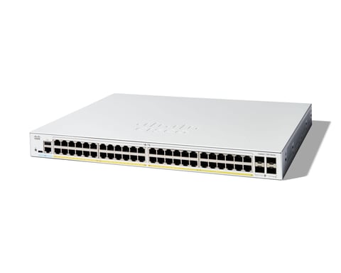 Cisco Catalyst 1300 Géré L2/L3 Gigabit Ethernet (10/100/1000) Connexion Ethernet, supportant l'alimentation via ce port (PoE) Gris