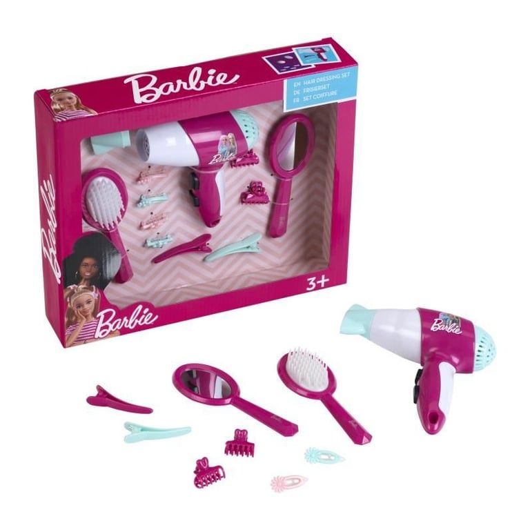 Set de coiffure Barbie avec sèche cheveux électronique Klein - vue 3