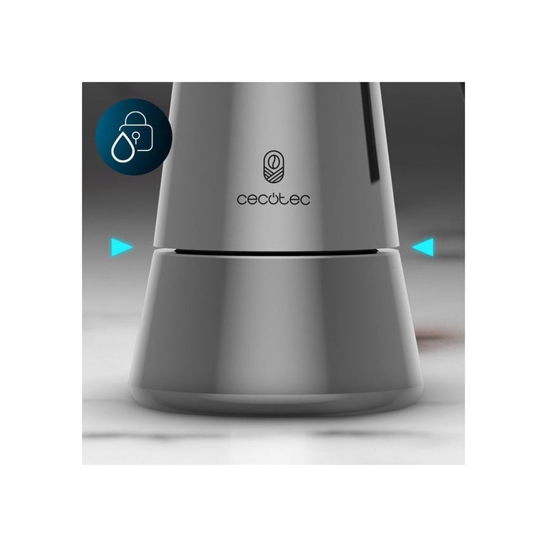 Cafetière Italienne Cecotec Piccolina 450ml inox compatible induction 10 tasses - vue 3