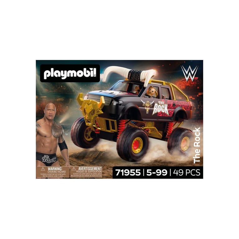 PLAYMOBIL 71955 WWE Le Monster Truck de The Rock - vue 4